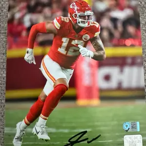 Kansas City football Jared Wiley Signed Autograph 8x10 Photo - Metabilia Coa
