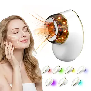 CENXIGO 3 IN 1 Lymphatic Drainage Massager Contour Face Cupping Red-light Skin tightening facial tool Double Chin Reducer