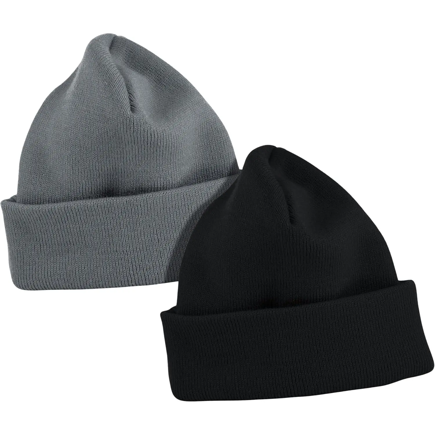 Thick Winter Beanie for Men Women Stretchy Thermal Knit  Cuffed Hat Skull Cap Toboggan