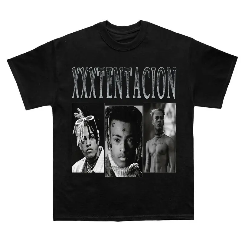 XXXTentacion Artistic Collage T Shirt Gift For Fans Rap Culture Tee