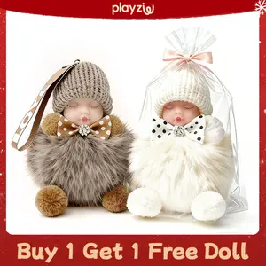 2 Pack Handmade Plush Pendants, Easter Egg Edition, Soft Doll Keychain, Plush Charms for Phone Bag, Sleep Doll Keychains - Best Gifts for Kids, Girlfriend, Charms Soft Holiday Gift - Easter Basket, Mother's Day, Christmas Gift Idea