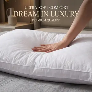 Hotel Luxury at Home - 2 Pack Ultra Soft Bed Pillows, Cloud-Like Comfort for All Sleep Positions