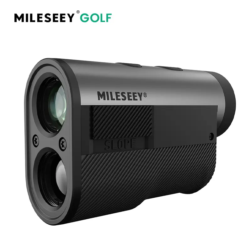 MILESEEY GPF12 Compact Laser Golf Rangefinder with Magnetic Mount - Cart-Fitting, 660Yd Range, Flag Lock with Vibration, Slope Switch, 0.3s Quick Measurement, 6x Magnification for Golfers (Black Friday), Fits Carts