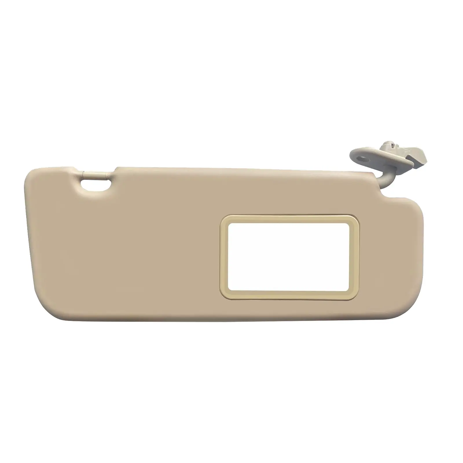 Left Driver Side Sun Visor with Vanity Mirror - Automotive Car Vehicle Accessory for Hyundai Accent 1E (2011-2015) - OEM Replacement Part 85210-1R000