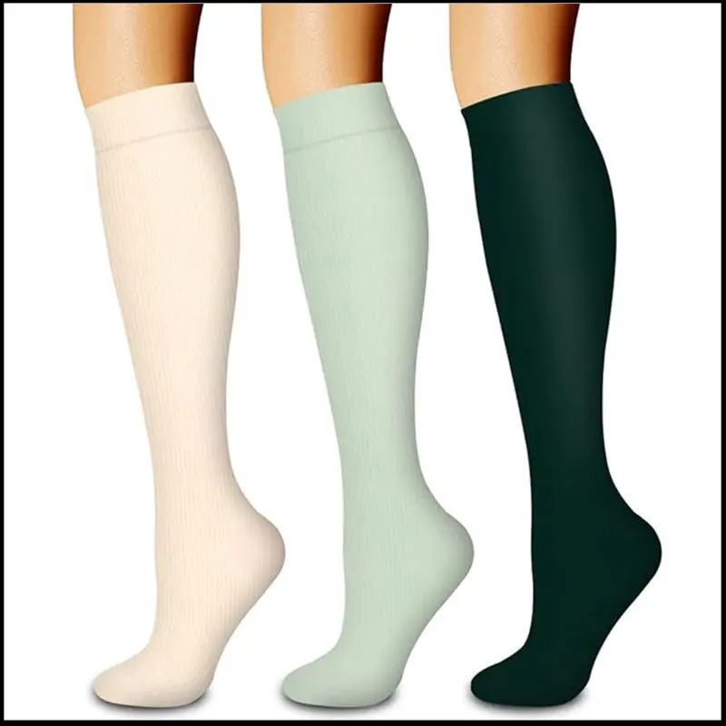 3 pairs  20 meters/light green/dark gree