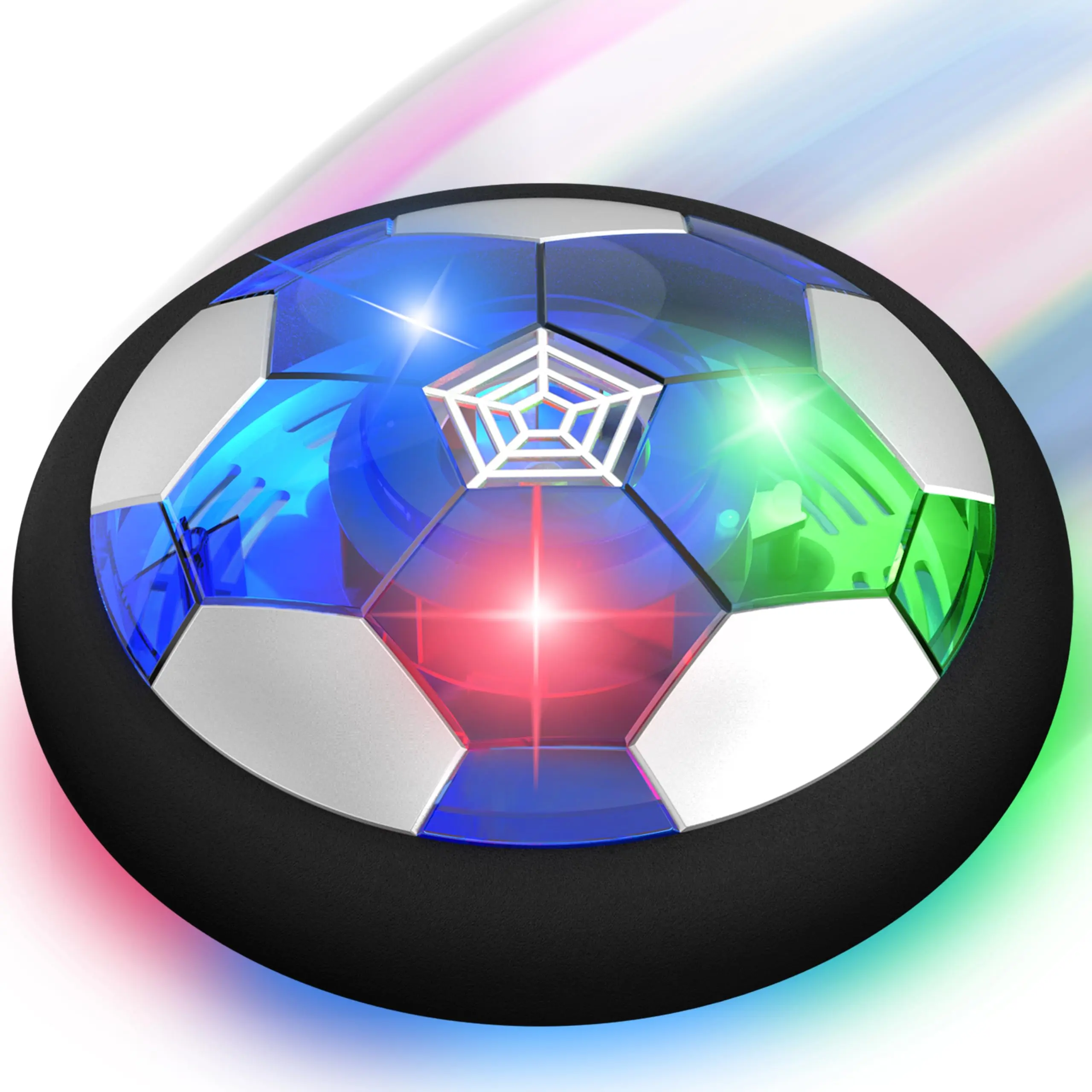 Kids toys, Toddler toys, Hover Soccer Ball Boy Toy, Air Powered Floating Hover Soccers with LED Light, Kids Training Soccer Ball Indoor Outdoor Game, Birthday Gifts for Age 3 4 5 6 7 8-10 Years Old Boys Girls