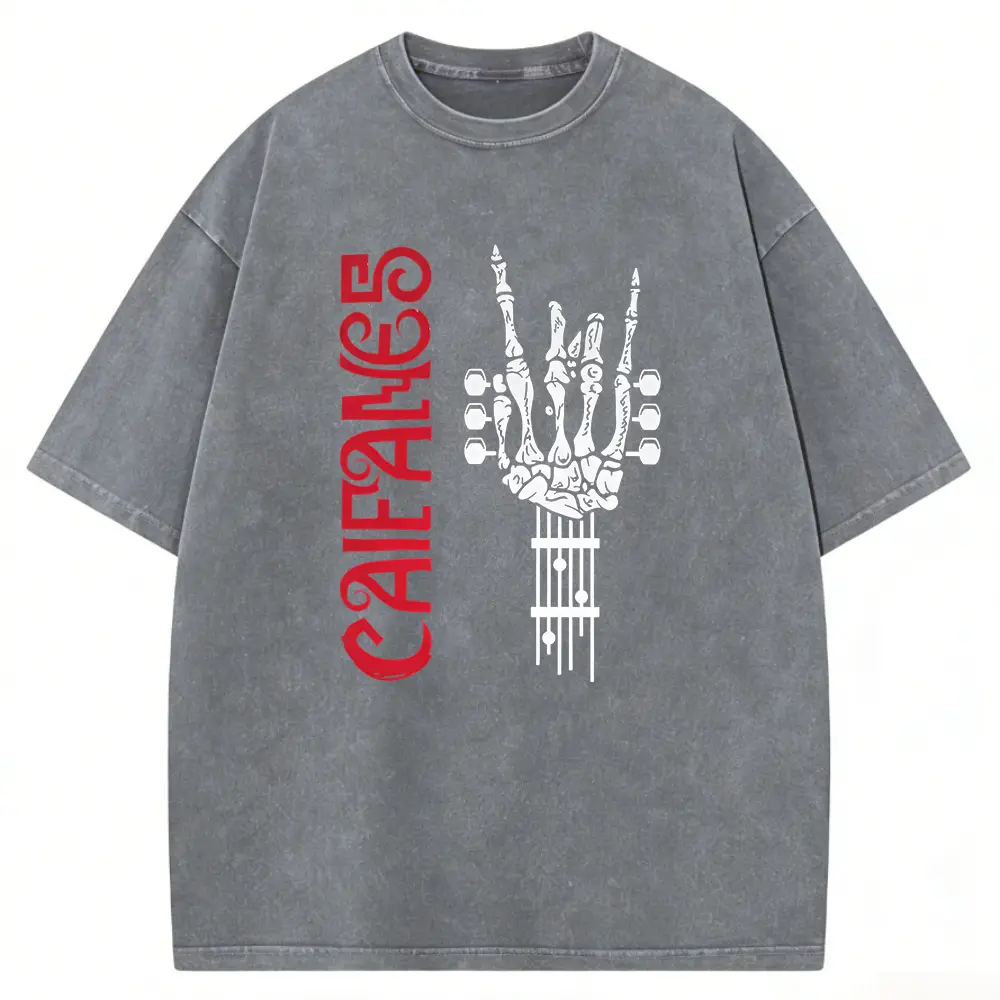 Washed T-shirt-Grey