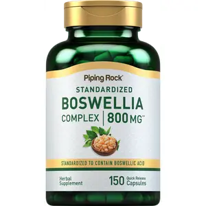 Piping Rock Boswellia Serrata Extract Capsules | 800mg | 150 Count | with Boswellic Acid | Non-GMO, Gluten Free Supplement