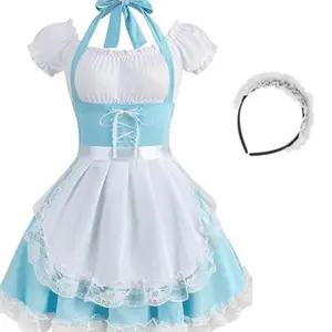 Women's Maid Costume Adult French Fancy Dress Costume Set
