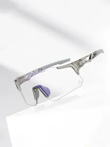 Lightweight Tactical Goggles, Windproof and Sand-Resistant, Perfect for Outdoor Enthusiasts, Slim Fit, Blue Lens, Ideal for Face Framing