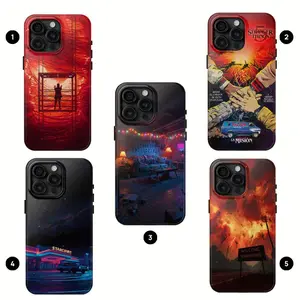 Hawkins Town Map Stranger Season 5 Phone Case, One Last Adventure Movie Phone Case, Horror Tv Series 17 Air Pro Max
