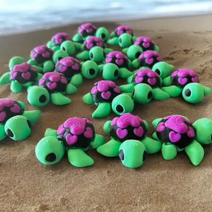 Turtle Valentine’s Day 3D printed miniature figure statue figurine