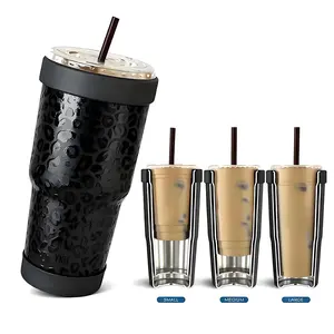 Universal Cup Sleeve Keeps Drinks Cold Hot over 12 Hours Vacuum Insulated Mug Cover, Durable Beverage Protector for Daily Use