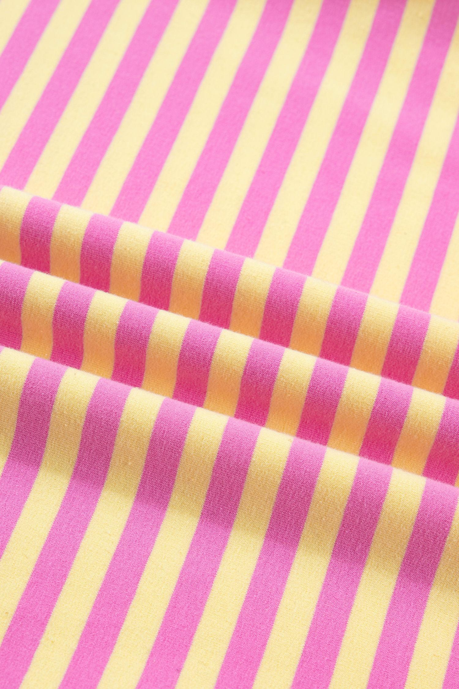 Znacicc Women's Casual Striped Matching Set with Relaxed Boxy Cut Drawstring Waistband Soft Fabric Ideal for Picnics Errands & Relaxing Days Out