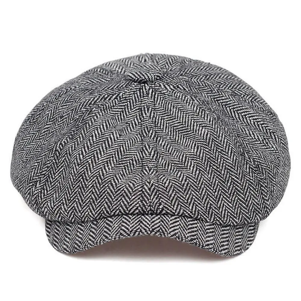 Vintage Newsboy Cap Hat - Linen-Cotton Blend Unisex Adjustable Classic Vintage/Flat/Low-Profile Retro Headwear, 2025 Summer Essential for Street Daily Wear, Vintage Hat, Classic Vintage Hats