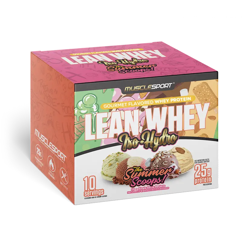 Lean Whey Iso Hydro Variety Box - 10 Packets