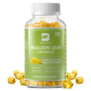 BEWANTS Mullein Leaf 1000mg for Respiratory Wellness, Support Healthy Respiratory & Immune Health, 120 Capsules, 60-Day Supply