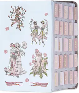 Pink Bible Tabs with Stickers, Laminated Gold Font Large Print Bible Tabs for Women Men, Bible Tabs for Study Bible, Bible Book Tabs and Stickers Designed for Bible (Ballet Pink)
