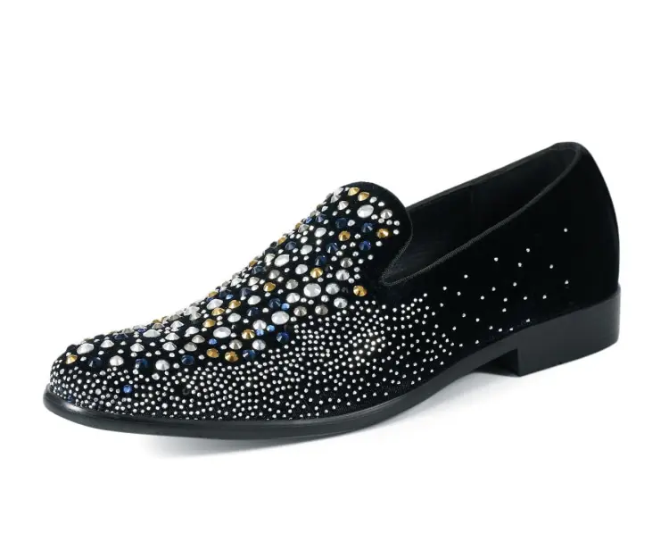Geno Black Amali Smoking Slipper