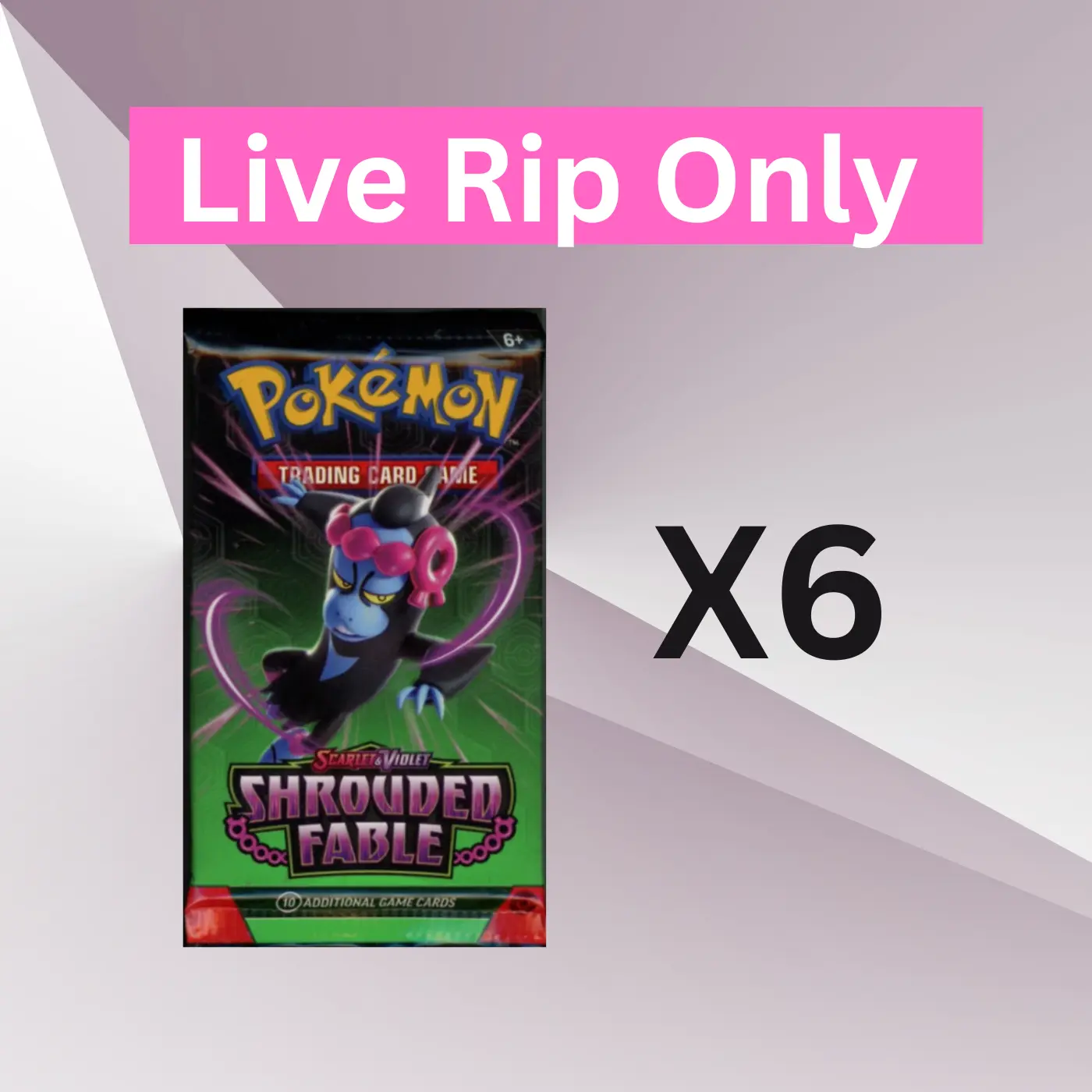 Pokemon TCG Shrouded Fable x 6 - English Booster Packs NEW Factory Sealed TCG Cards - TikTok Shop Pokemon TCG Shrouded Fable x 6 - English Booster Packs NEW Factory Sealed TCG Cards - TikTok Shop