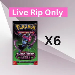 Pokemon TCG Shrouded Fable x 6 - English Booster Packs NEW Factory Sealed TCG Cards