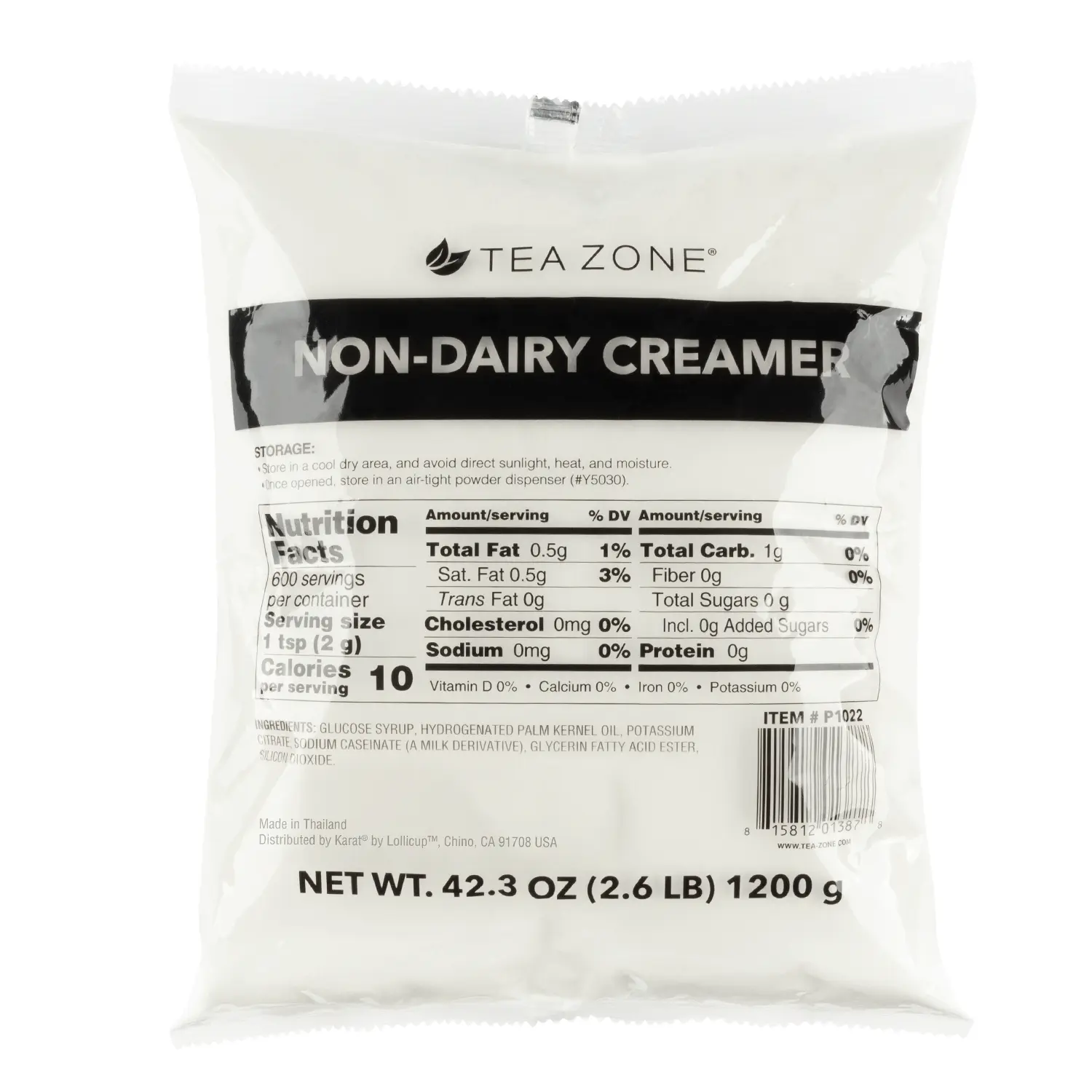 Tea Zone Non-Dairy Creamer - Bag (2.65 lbs) Tea Zone Non-Dairy Creamer - Bag (2.65 lbs)