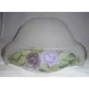 63791 Lavender Roses With Garland Hand Painted