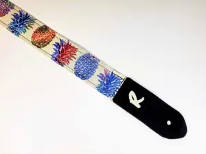 Pineapple Ukulele Strap - Colorful-Handmade - Double Padded-Cool Ukulele Strap