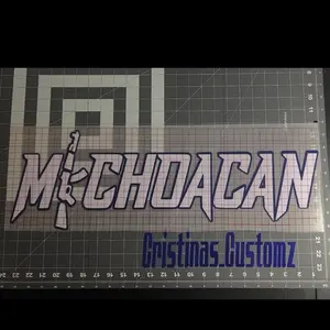 Calcomanias De Michoacán 12 in x 3 in