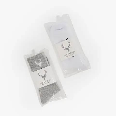 Bucked Up ALL NEW Energy Line Crew Socks - Single Pack