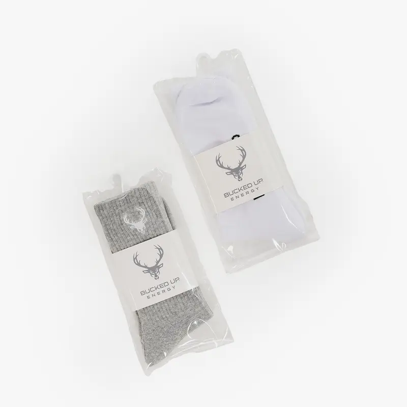 Bucked Up ALL NEW Energy Line Crew Socks - Single Pack
