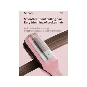 2026 Upgrade Version LEATVOOK Cordless Hair Trimmer, Automatic Split End Trimmer, Type-C Charging, Multifunctional Electric Split End Trimmer, Cuts Split and Damaged Ends Without Affecting Hair Quality, One-Button Operation, Portable Split End Trimming To
