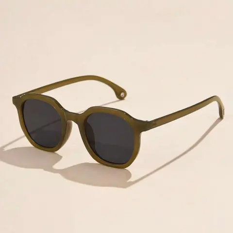 Vintage Full Rim Sunglasses, Trendy Casual Sunglasses for Everyday Use, Modern Frames Sunglasses, Fashionable Sunglasses, Fashion Accessories for Outdoor, Daily Clothing Decor, Trendy Shades