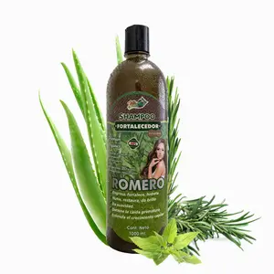 Rosemary Strengthening Shampoo with Aloe 1 Liter (33.9 fl oz) | Botanical Hair Cleanser for Fuller-Looking Hair, Deep Hydration, Nourishment & Natural Shine