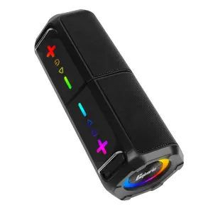 S20 Bluetooth Speaker - New Popular Model, Portable Outdoor 2-in-1 Metal RGB Subwoofer, Ideal Gift for Audio Enthusiasts