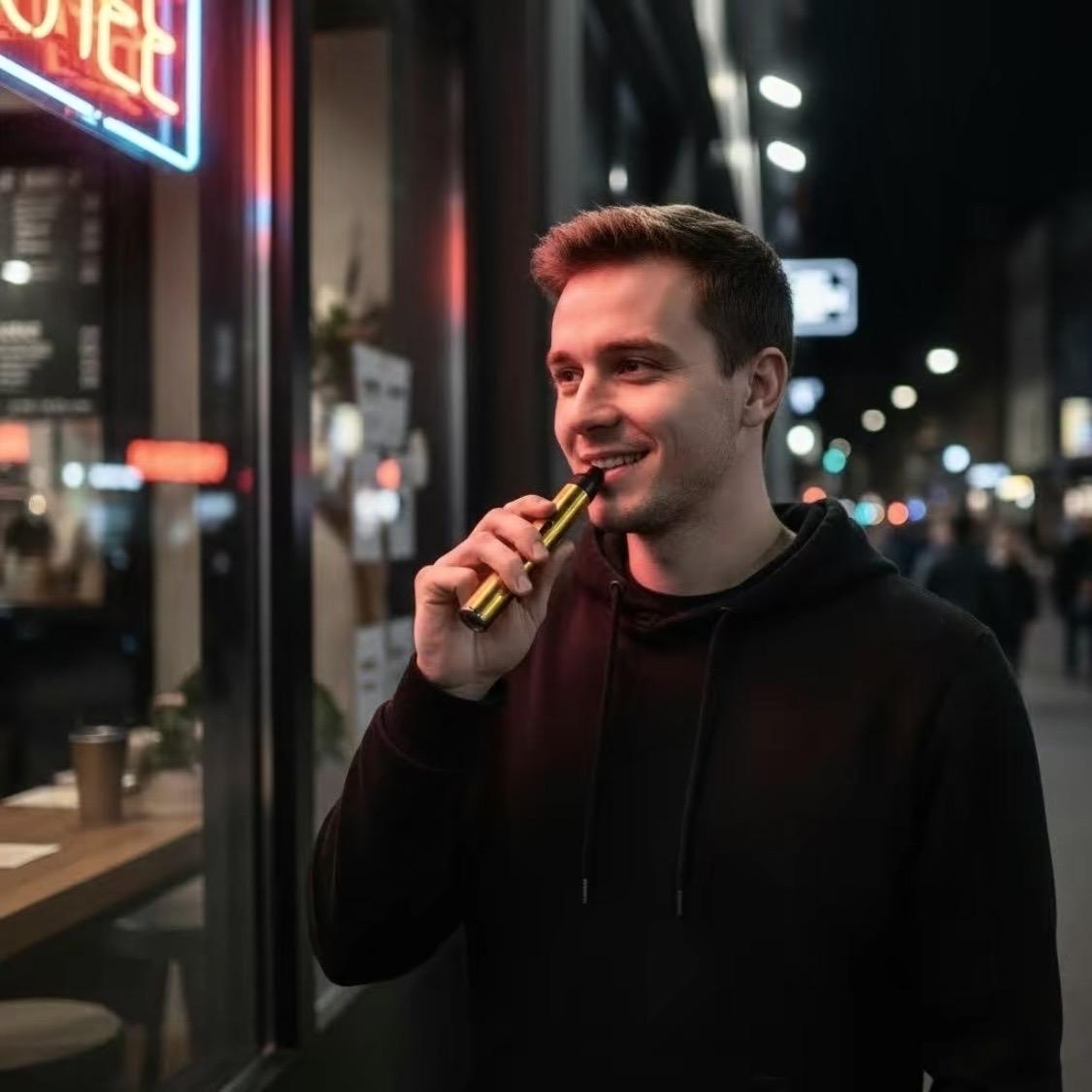 Torch Lighter, All-in-One Tube Built-in DetachableRefillable Butane Torch Handheld Lighter,GiftBox.(No butane included)