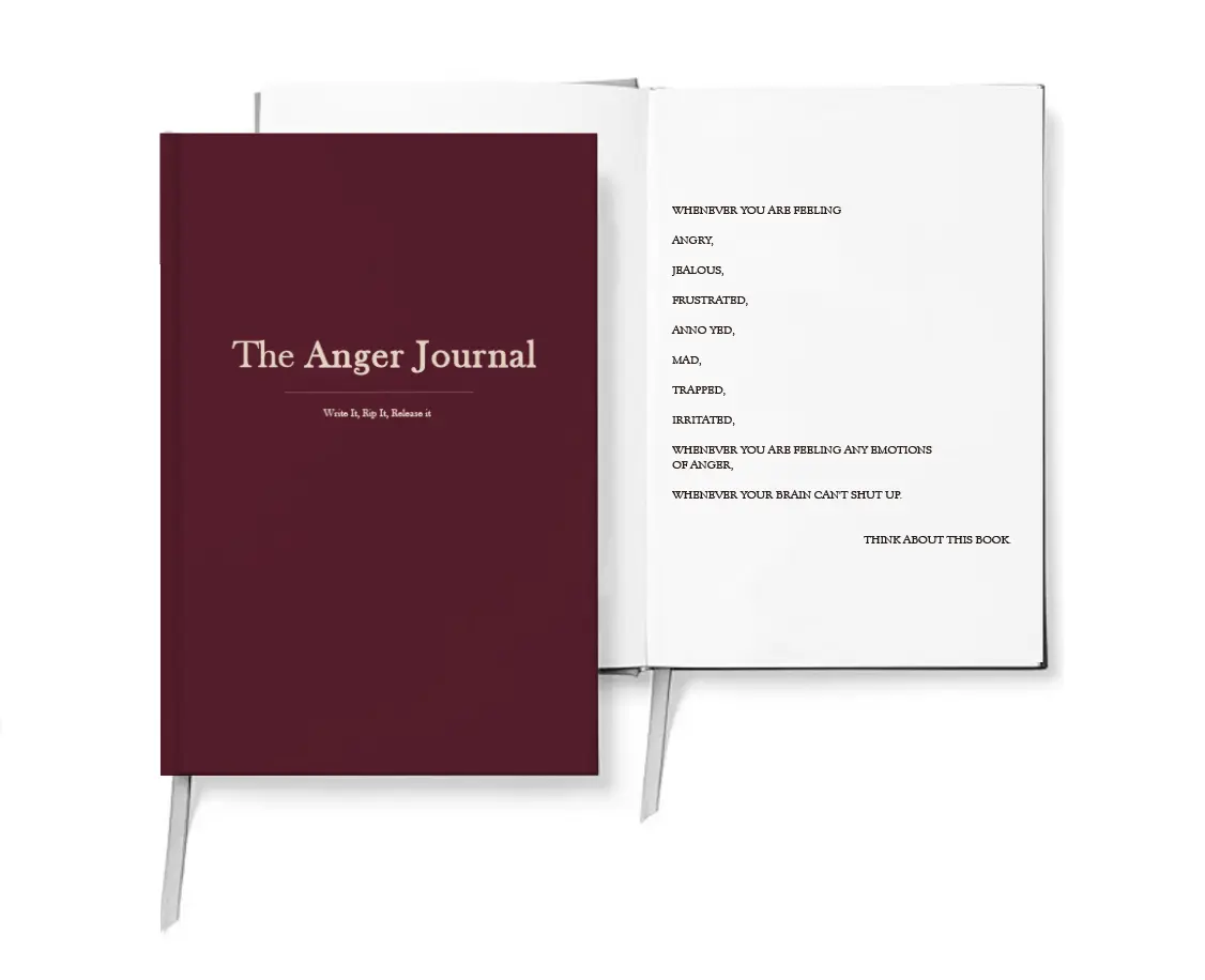 Journalling Anger Example The Anger Journal – Release Your Emotions & Find Peace - TikTok Shop