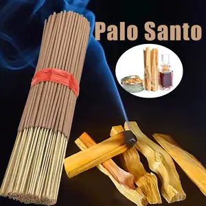 22cm Natural Sandalwood Incense Stick, Burns 25 Minutes, Calms Emotions, Promotes Sleep, Relieves Stress, Home Meditation, Indoor Outdoor Use