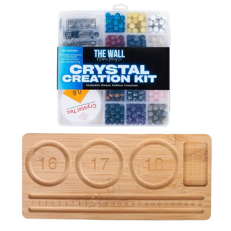 Crystal Beaded Bracelet Making Kit w/ Bracelet Making Board