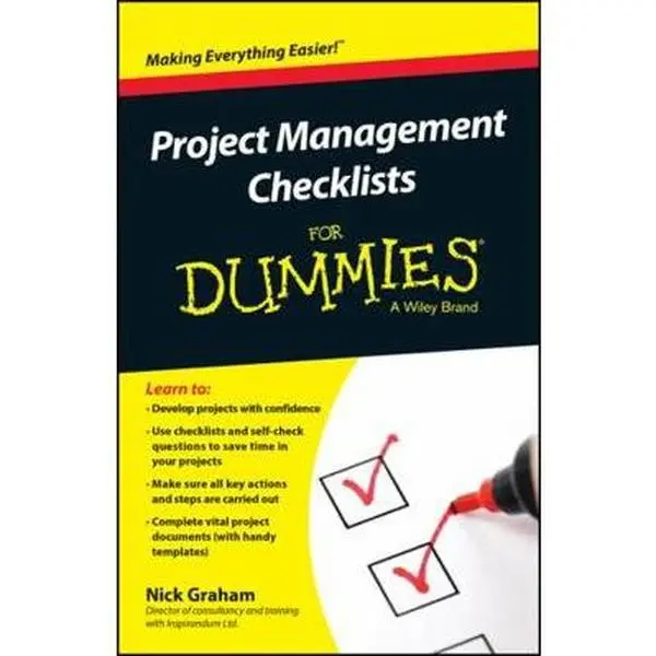 Used Paperback Book - Project Management Checklists for Dummies by Nick Graham (English) - Business & Project Planning Resource with Templates, Rigorous Self-Check Questions, Hints and Tips