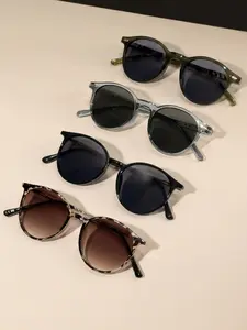 Women's Trendy Sunglasses Set, Metal Frame Oval Shades, Uv400 Protection, Daily Outdoor Wear, Fashionable and Versatile