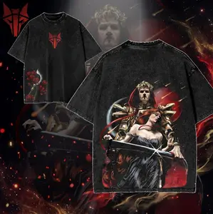 Red Rising- The Reaper of Mars Oversize Lightweight Cotton Washed TShirt, Rise for Mars Design Clothes, Dystopian Sci-Fi Fan Apparel, red rising merch SA0