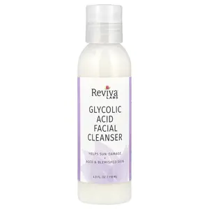 Reviva Labs Glycolic Acid Facial Cleanser, 4 fl oz (118 ml)