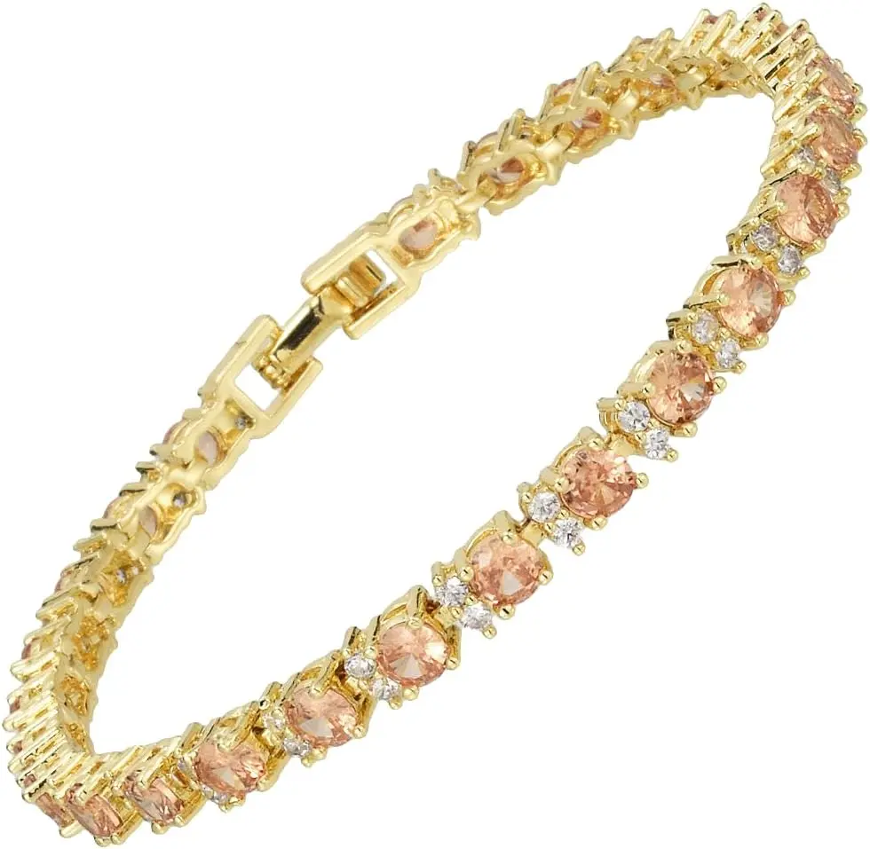 Orange Champagne CZ - 7" Length | NOV