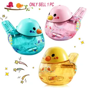 1PC Bird Water Whistles, Outdoor Bathroom Water Toys, Colorful Plastic Bird Whistle Toys For Birthday Gift, Musical Instrument Toys Sounding Toys, Exquisite Boy And Girl Gift Parties, Easter Gift, Outdoor Playtime, Party Gift