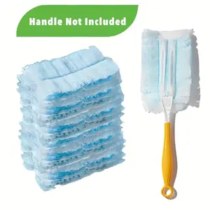 10-Pack Disposable Dusting Accessories, Compatible with Swiffer, Essential Cleaning Supplies, Durable & Convenient Design