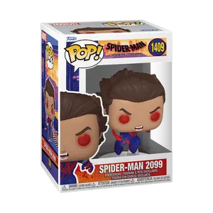 Funko Pop! Spider-Man: Across the Spider-Verse - Spider-Man 2099 (Unmasked) #1409 Collectible Pop Vinyl Figure