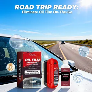 Multifunctional Glass Oil Film Cleaning Brush, Car Windshield Oil Film Cleaner Remover, Portable Automotive Window Cleaning Brush, Reusable Glass Scrubber Tool for Removing Water Stain, Fog, Oil Film for Cars, SUVs, Trucks