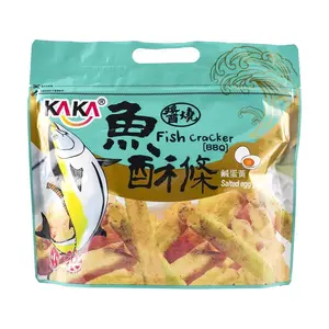 KAKA Taiwan "Suck" Fries Crispy Salty Egg Yolk Flavor Snack 120g - Popular Taiwanese Treat