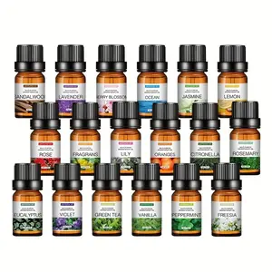 Essential Oil Set, 3/6 Counts Multi-scented Essential Oil Set, Bedroom Accessories Aromatherapy Oil, Best Summer Fragrances, Home Decor